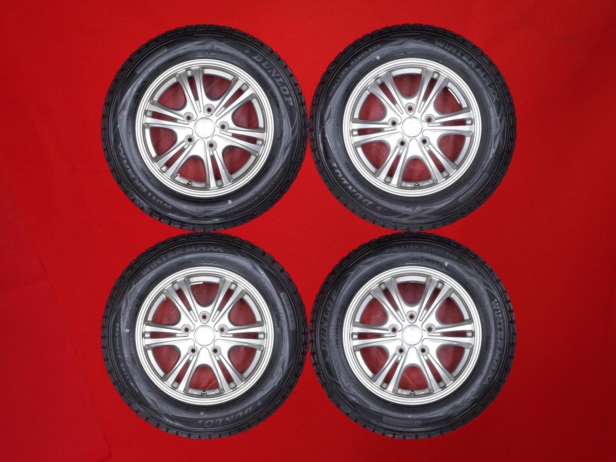 ダンロップ ウィンター MAXX 01(WM01) DUNLOP WINTER MAXX 01 205/65R15 94Q STRANGER 6本スポーク 6Jx15 +50 5/114.3 ガンメタ系 エスティマ シャリオグランディス ストリーム バサラ MPV ルネッサ セプター クレスタ アヴァンシア ステップワゴン カムリ クラウン セダン