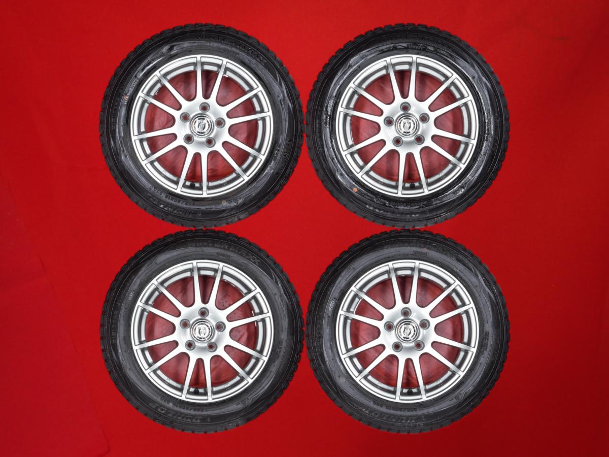 ダンロップ ウィンター MAXX 01(WM01) DUNLOP WINTER MAXX 01 205/60R16 92Q NIRVANA 6Wスポーク 6.5Jx16 +40 5/114.3 ガンメタ系 イプサム プロナード メビウス タウンエースノア マークII クオリス カムリグラシア プリメーラ マツダ3 ハッチバック ギャラン フォルティス