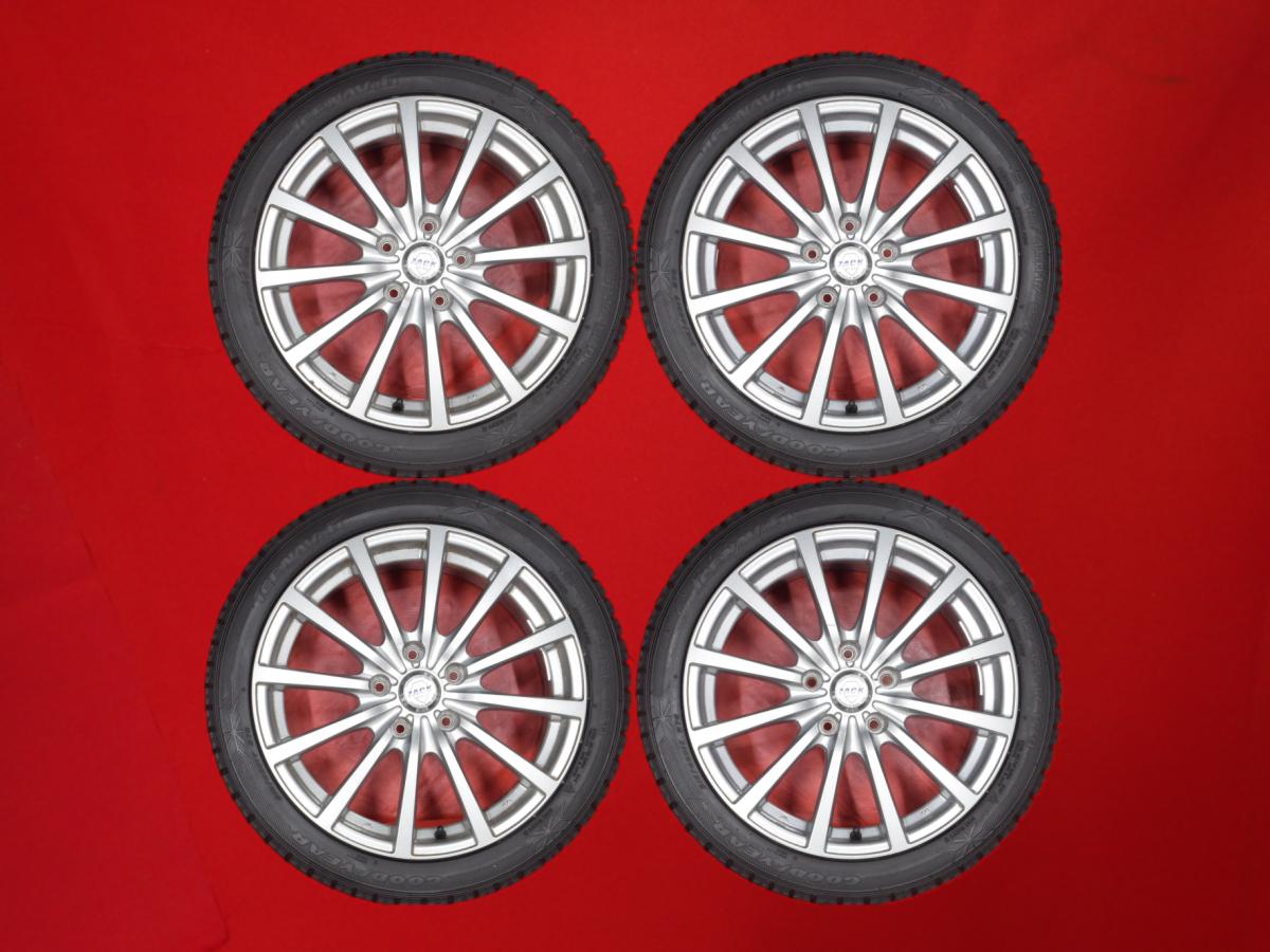 グッドイヤー アイスナビ 6 GOODYEAR ICENAVI 6 215/45R17 87Q ZACK JP-112 7Jx17 +48 5/114.3 ガンメタ系 プリメーラワゴン ステップワゴン スパーダ ギャラン エクリプス スパイダー アテンザ スポーツ アイシス プレマシー インプレッサ クラウン アベニール チェイサー