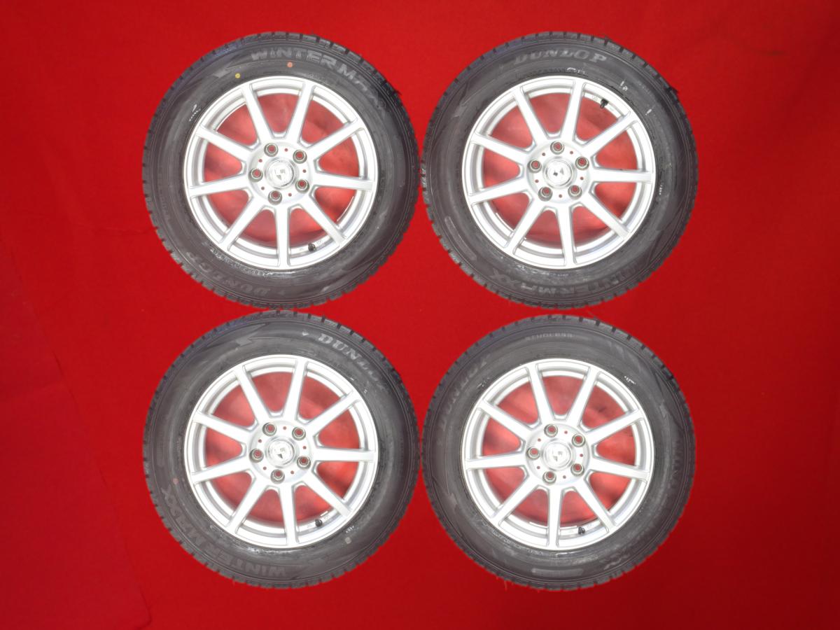 ダンロップ ウィンター MAXX 02(WM02) DUNLOP WINTER MAXX 02 205/60R16 92Q 9スポークタイプ 1P 6.5Jx16 +38 5/114.3 シルバー(銀色)系 セドリック&グロリア ギャラン フォルティス プリメーラワゴン ギャラン フォルティス スポーツバック マツダ3 ハッチバック プリメー