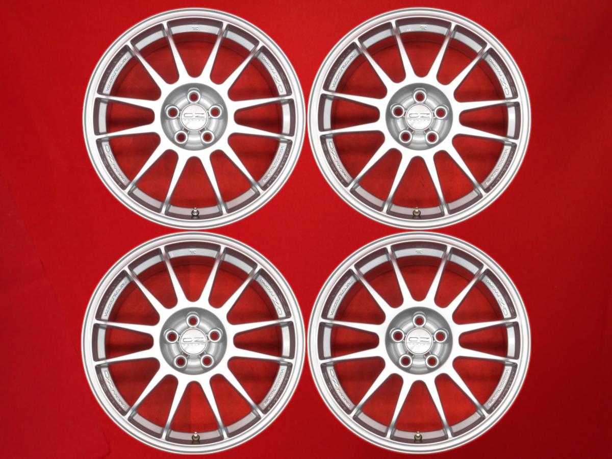 O-Z スーパーレッジェーラ 1 8Jx17 +35 5/100 シルバー(銀色)系 セリカ 86 ウィル ヴィエス TT BRZ
