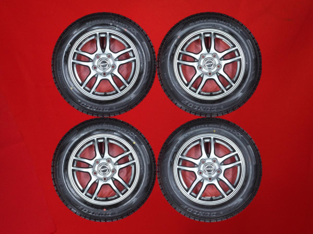 ダンロップ ウィンター MAXX 02(WM02) DUNLOP WINTER MAXX 02 195/65R15 91Q 5Wスポークタイプ 1P 6Jx15 +43 5/114.3 ガンメタ系 カムリ カペラ シルビア クラウン セダン クレスタ ステップワゴン アヴァンシア ビスタ セレナ グロリア エディックス シビック ハイブリッド