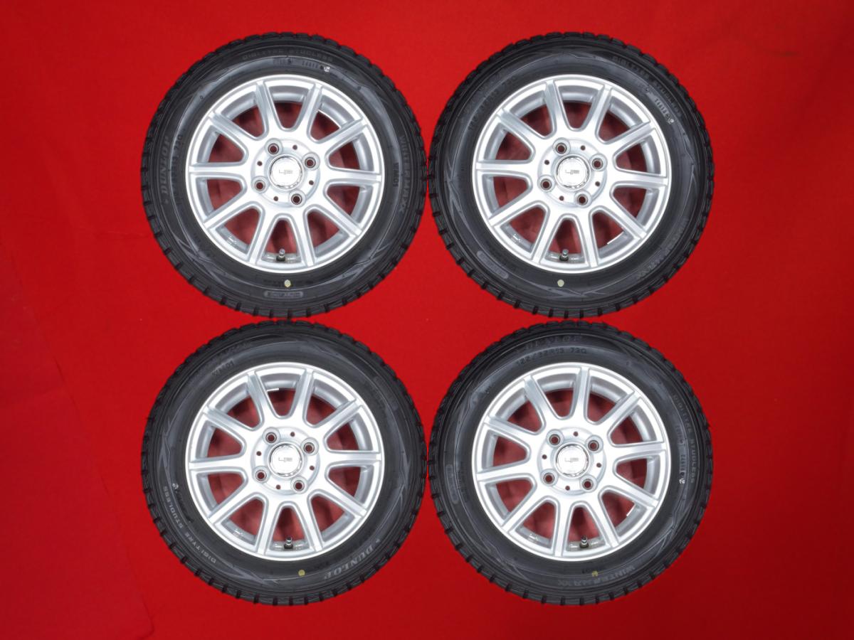 ダンロップ ウィンター MAXX 01(WM01) DUNLOP WINTER MAXX 01 155/65R13 73Q 10スポークタイプ 1P 4Jx13 +45 4/100 シルバー(銀色)系 パレット パレット SW ミニカ エッセ ミラ ゼスト スパーク スピアーノ MRワゴン Wit オッティ ストリート バン フレアワゴン ムーヴ ワゴ