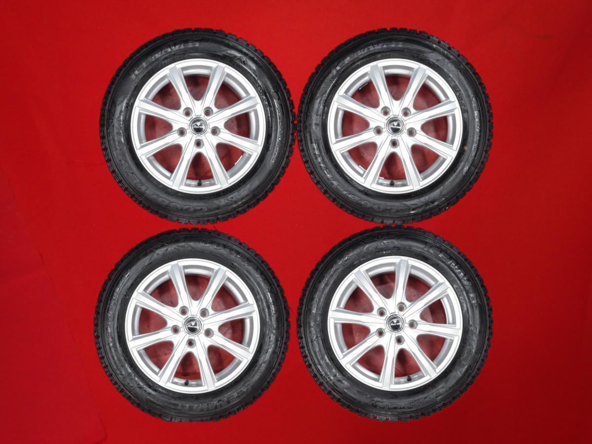 グッドイヤー アイスナビ 6 GOODYEAR ICENAVI 6 215/60R16 95Q 8スポークタイプ 1P 6.5Jx16 +38 5/114.3 シルバー(銀色)系 セドリック&グロリア エアトレック ナディア セドリック ES330 クラウン マジェスタ ディアマンテ クエスト プレサージュ アンフィニ MPV テリオス