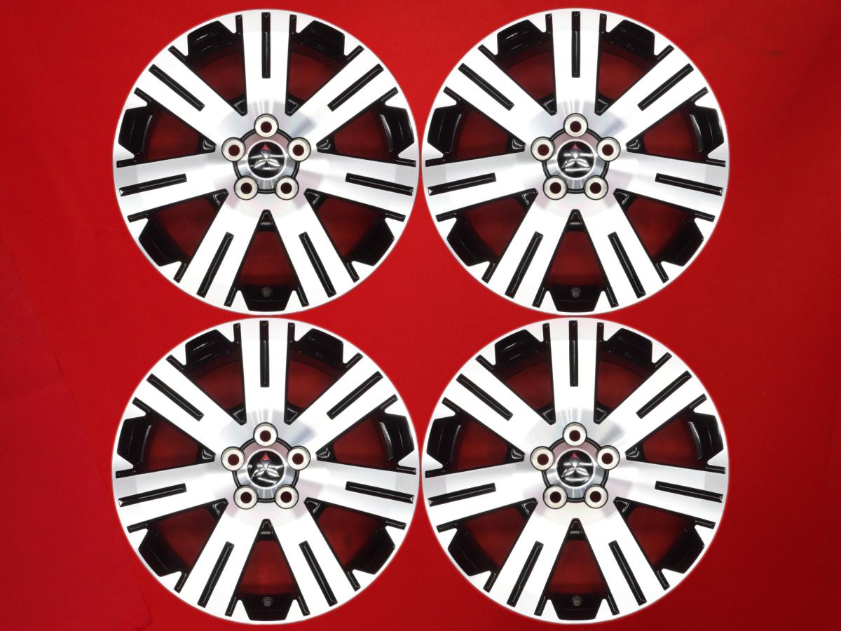 デリカ D:5(CV1W)純正18inch 7Jx18 +38 5/114.3 ブラックポリッシュ(ブラック&ポリッシュ) エクリプスクロス デリカ D:5