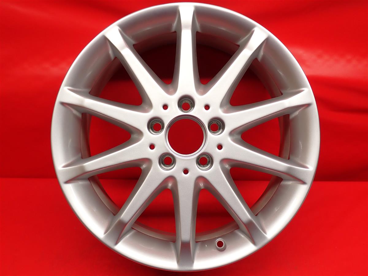 メルセデス-ベンツ A(W169)純正10本スポーク 7Jx17 +49 5/112 シルバー(銀色)系