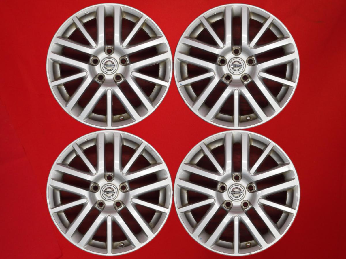 フーガ 純正15本スポーク 7Jx17 +45 5/114.3 シルバー(銀色)系 フーガ