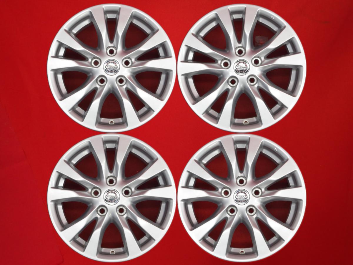 ティアナ (L33)純正 16inch 7Jx16 +50 5/114.3 シルバー(銀色)系 ティアナ