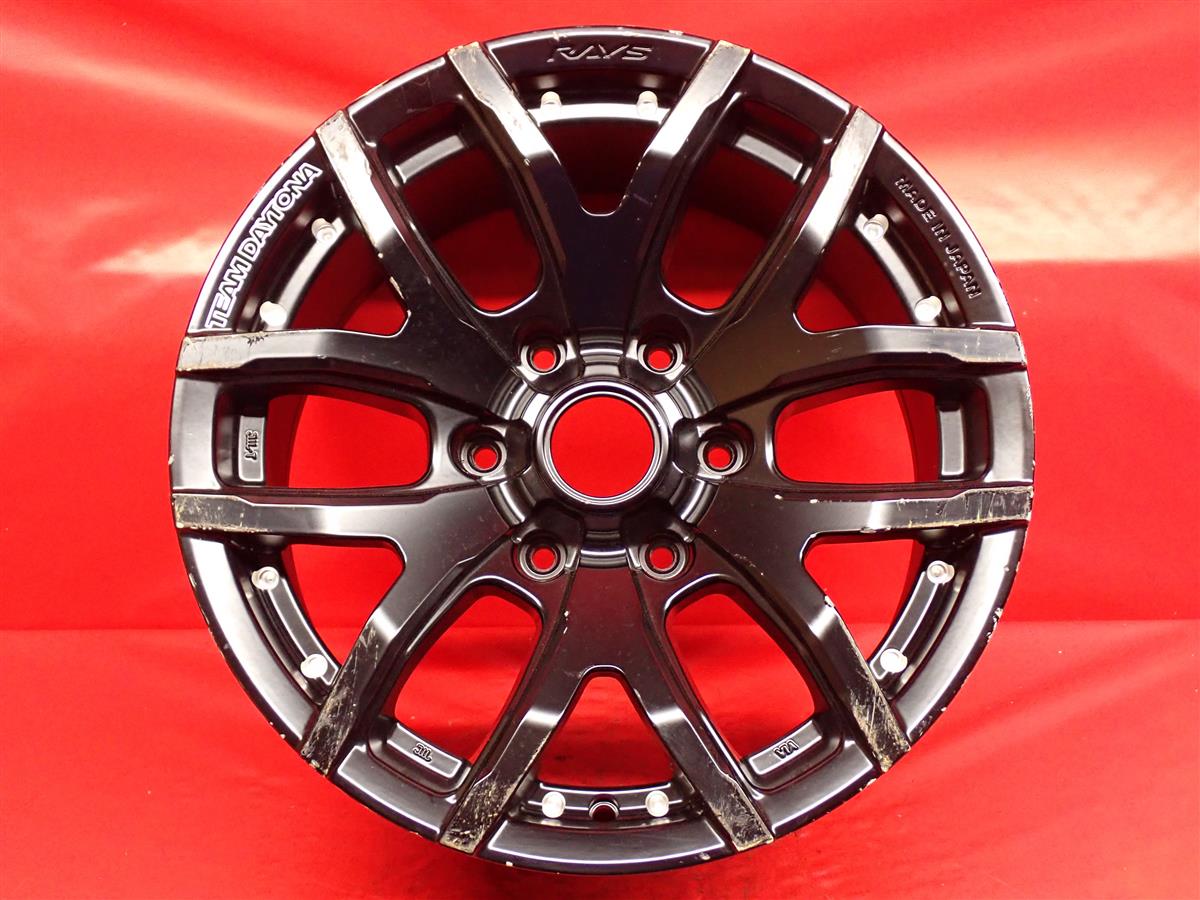 TEAM DAYTONA(チーム デイトナ) F6 GAIN ゲイン 8Jx17 +20 6/139.7 ブラック(黒色)系