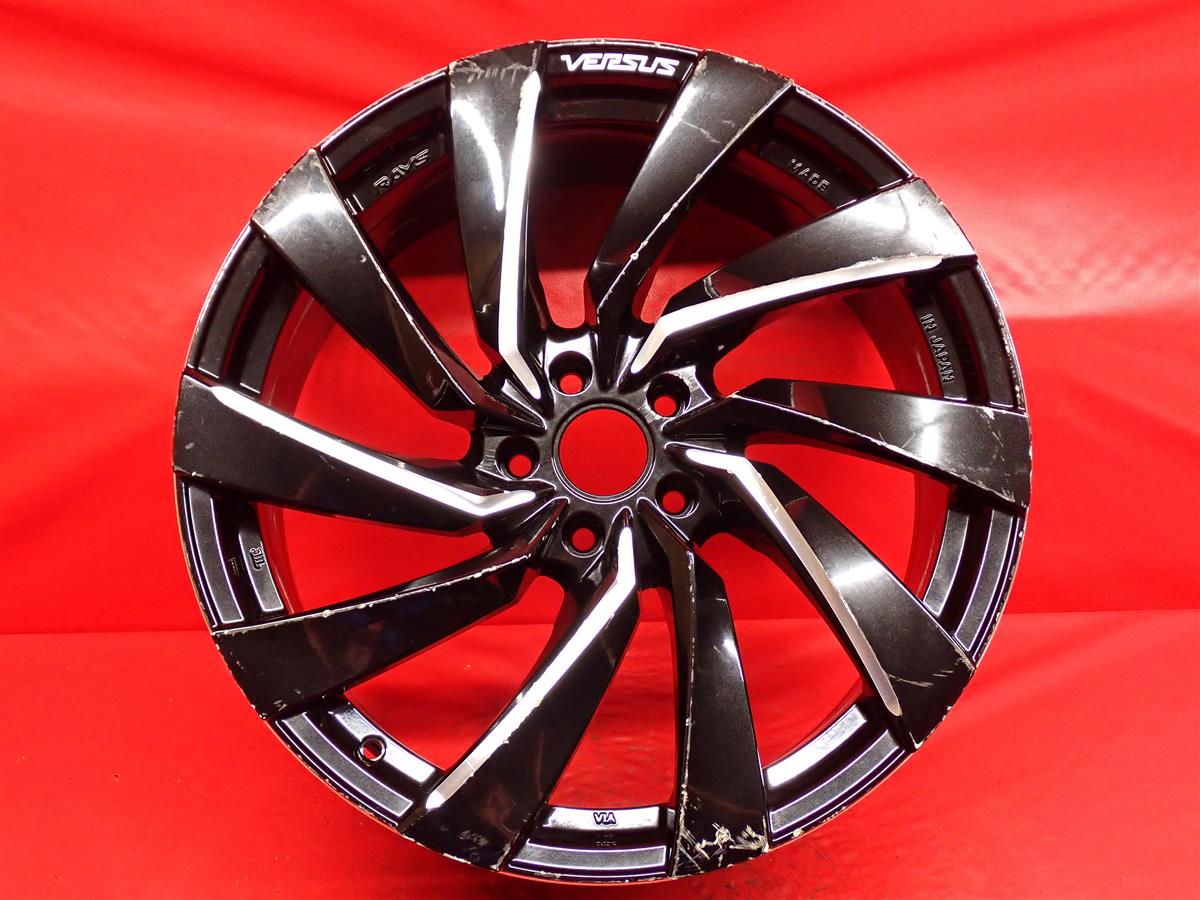 VERSUS(ベルサス) STRATAGIA REVOLVE (ストラテジーアリボルブ) 8.5Jx20 +38 5/114.3 ブラックポリッシュ(ブラック&ポリッシュ)