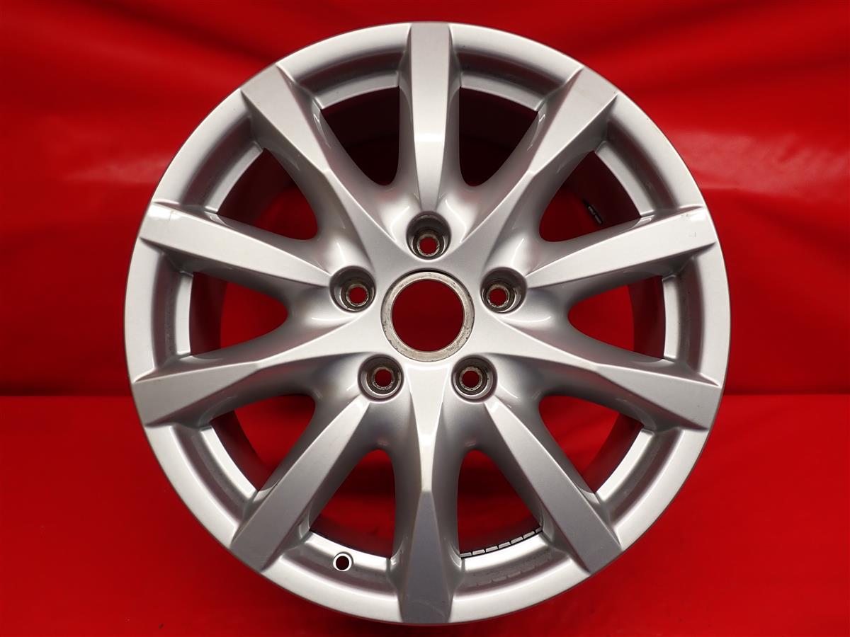 ポルシェ カイエン純正10本スポーク 8Jx18 +53 5/130 シルバー(銀色)系