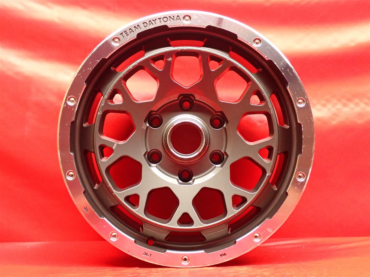 TEAM DAYTONA(チーム デイトナ) M9 8Jx17 +20 6/139.7 ポリッシュ系 ガンメタ系