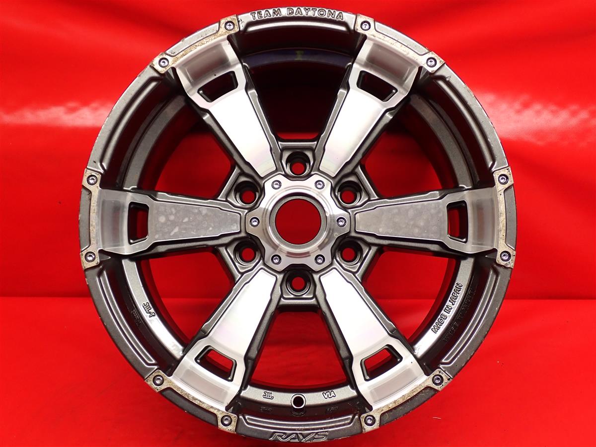 TEAM DAYTONA(チーム デイトナ) FDX-G6 8Jx17 +20 6/139.7 ガンメタポリッシュ(ガンメタ&ポリッシュ)