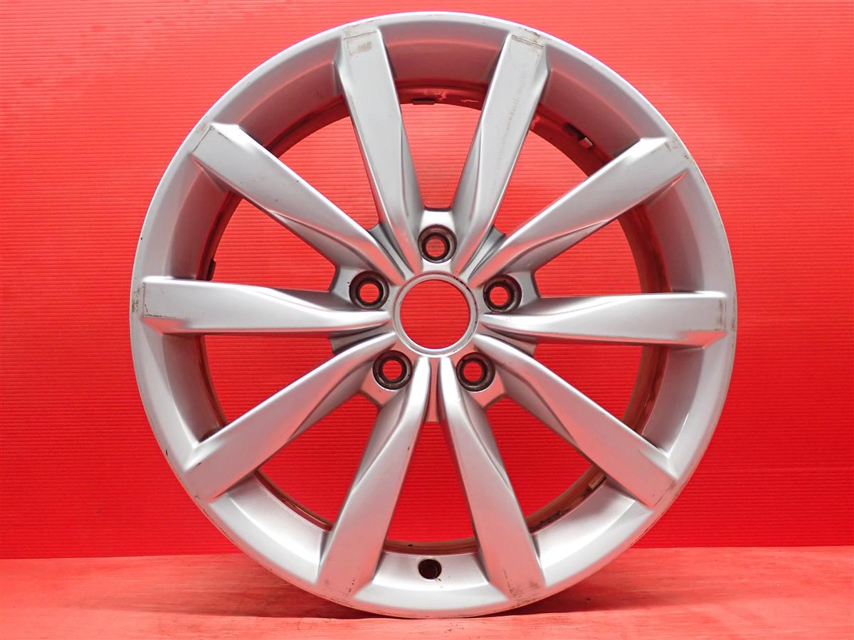 ゴルフ VII純正17inch 7Jx17 +49 5/112 シルバー(銀色)系