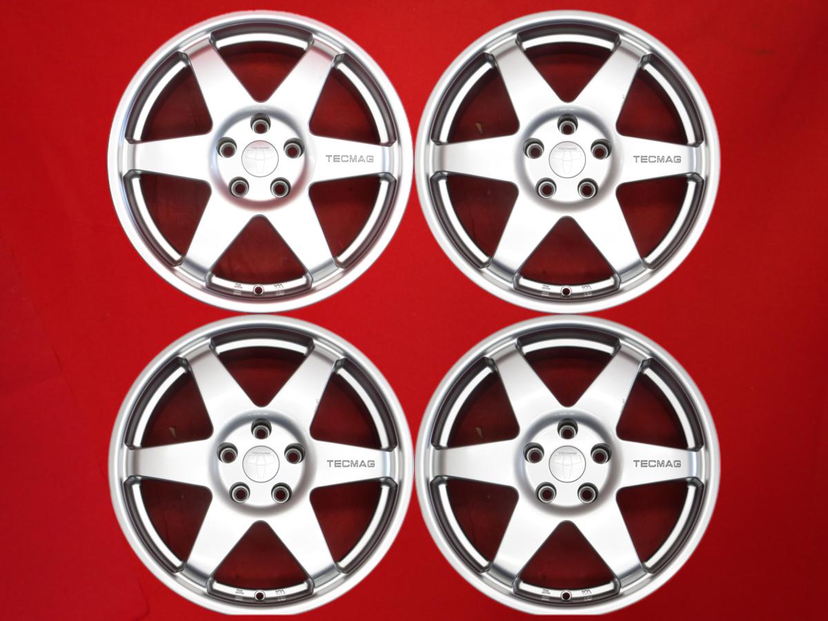 TECMAG Type 206R 7Jx17 +31 5/110 ハイパーブラック アルファ スパイダー チェロキー