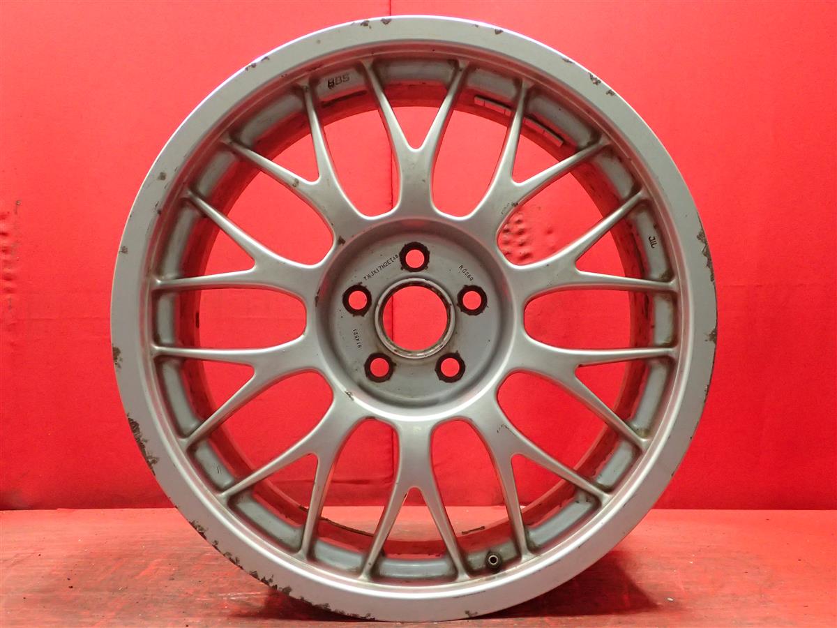 BBS D-T-M 7.5Jx17 +48 5/100 シルバー(銀色)系