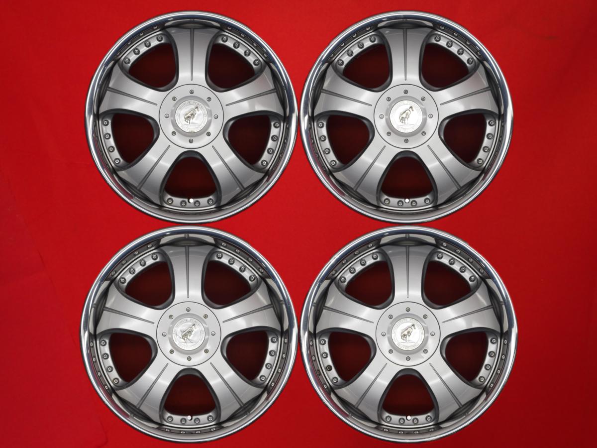 LODIO DRIVE(ロデオ ドライブ) PURE SPRITS ROWEL(ラウウェル) 8.5/9.5Jx18 +43 5/114.3 シルバーポリッシュ(シルバー&ポリッシュ) アルファード