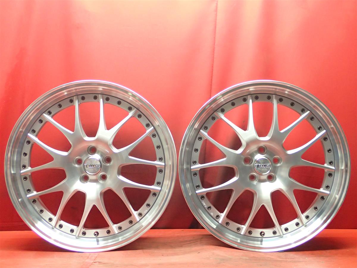 TWS エクスリート107エム 8.5Jx20 +45 5/100 ポリッシュ系