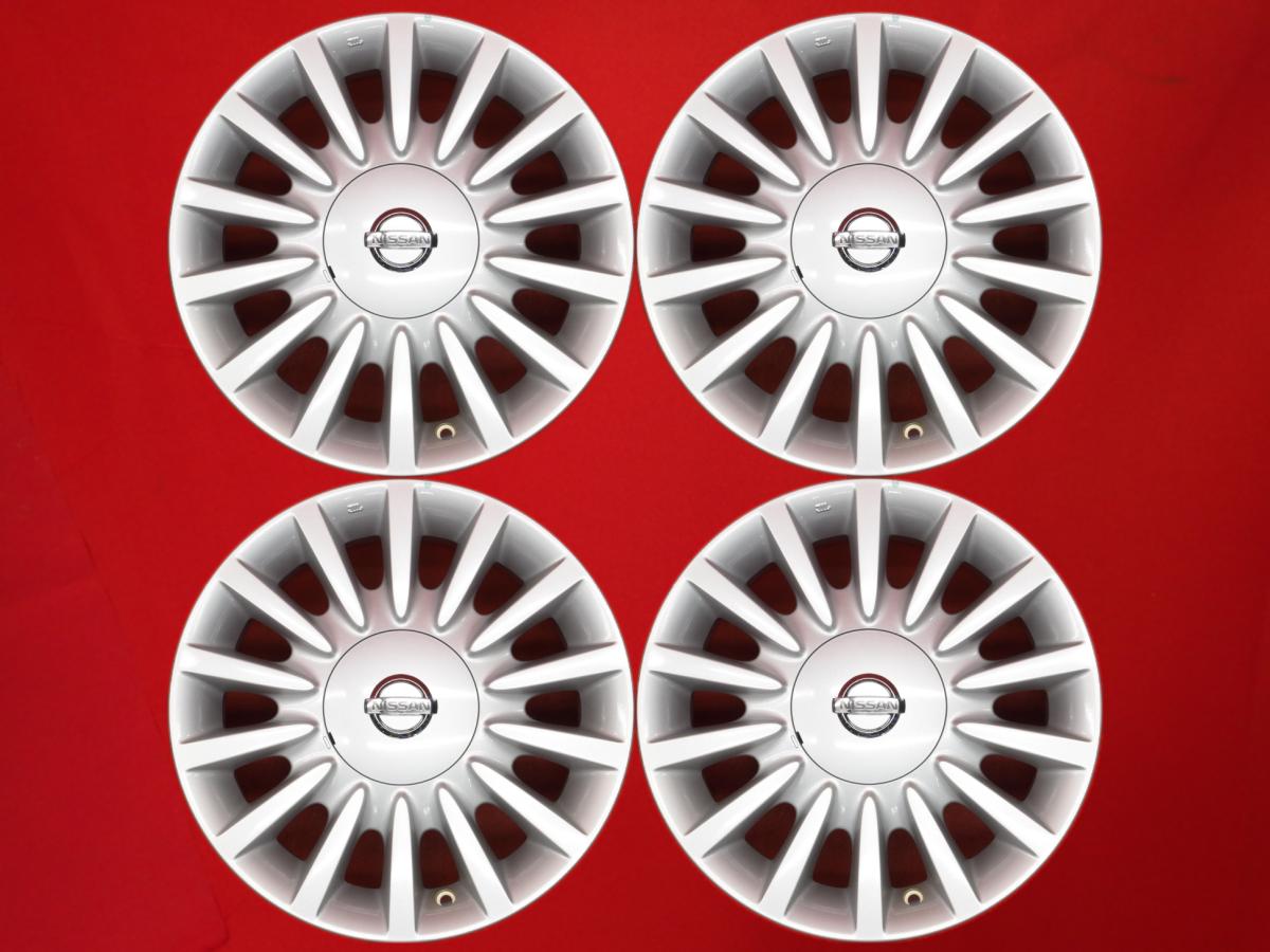 ティアナ 純正 6.5Jx16 +50 5/114.3 シルバー(銀色)系 セレナ ティアナ ラフェスタ アベニール セフィーロ セフィーロワゴン