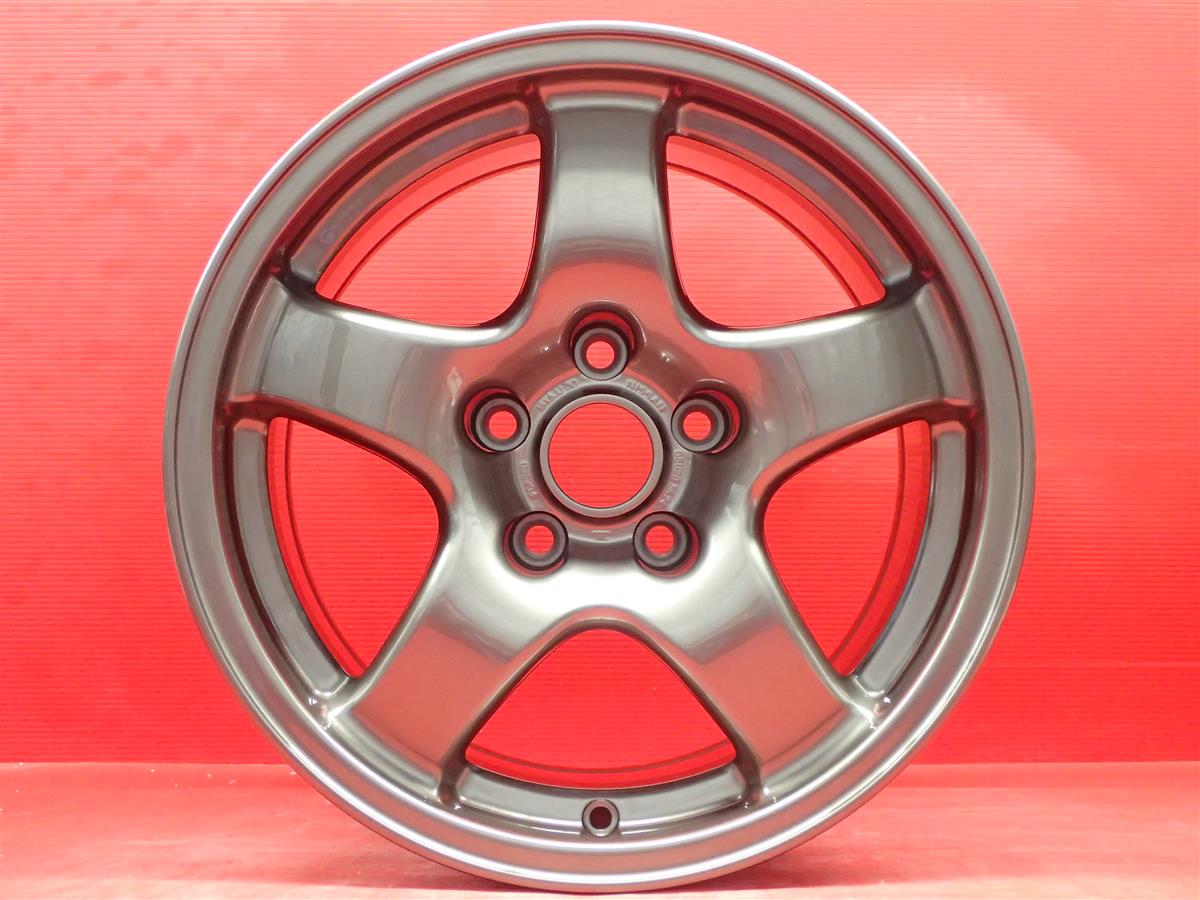 スカイライン (BNR32)GT-R純正 8Jx16 +30 5/114.3 ガンメタ系
