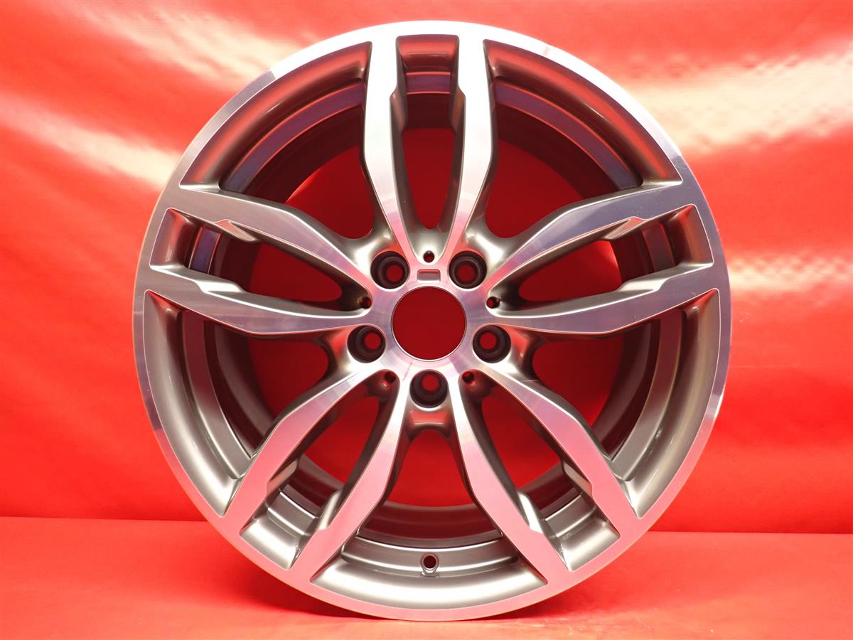 BMW X3(F25)Mダブルスポークスタイリング622M 8.5Jx19 +38 5/120 ガンメタポリッシュ(ガンメタ&ポリッシュ)