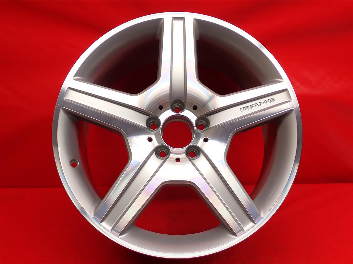 メルセデス-ベンツ Sクラス W221 純正 AMG 19インチ 9.5Jx19 +43 5/112 シルバーポリッシュ(シルバー&ポリッシュ)