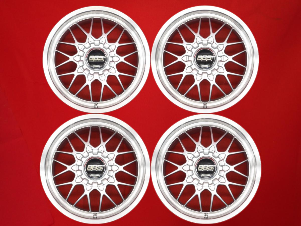 BBS RGII 8/9Jx17 +45 5/114.3 ポリッシュ系 シルバー(銀色)系 ソアラ アリスト クラウン マジェスタ チェイサー クラウン マークII セルシオ