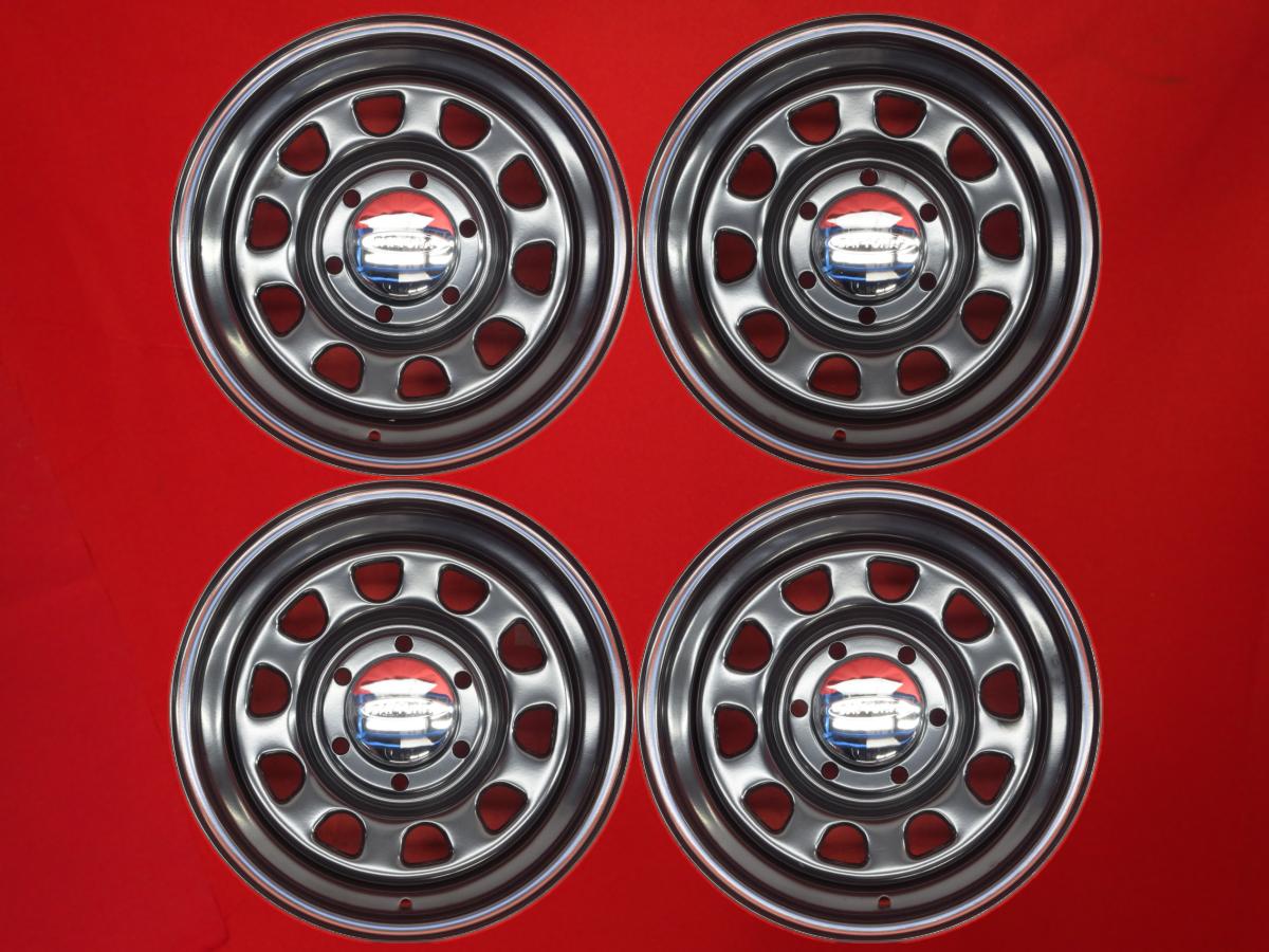 スチールホイール - 7Jx16 +19 6/139.7 ブラック(黒色)系 ハイエースバン ダットサン デリカ スターワゴン