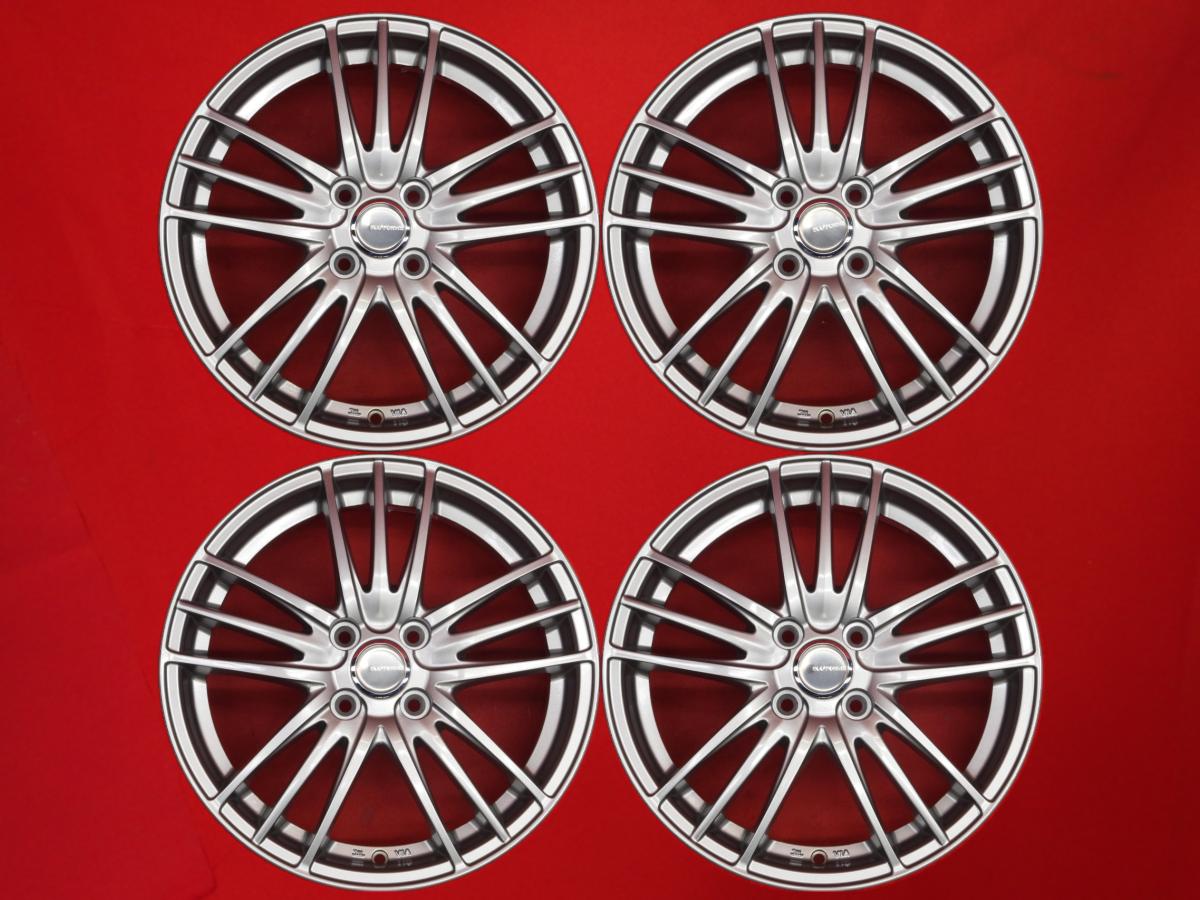 ECO FORME エコフォルム SE-18 5Jx16 +40 4/100 シルバー(銀色)系 ミラ イース キャロル プレオ バン アルト ラパン プレオ カスタム AZ-ワゴン ヴィヴィオ R2 ライフ ダンク AZ-ワゴン カスタムスタイル アルト ステラ カスタム マックス アトレー ワゴン オプティ コペン