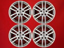 ニッサン 純正オプション6Wスポーク 7Jx17 +40 5/114.3 シルバー(銀色)系 ティーノ ルネッサ ティアナ リバティ バサラ フェアレディZ リーフ フーガ ジューク シルビア リーフ e+ プリメーラ デュアリス スカイライン プレサージュ セフィーロワゴン ローレル プレジデント(2)