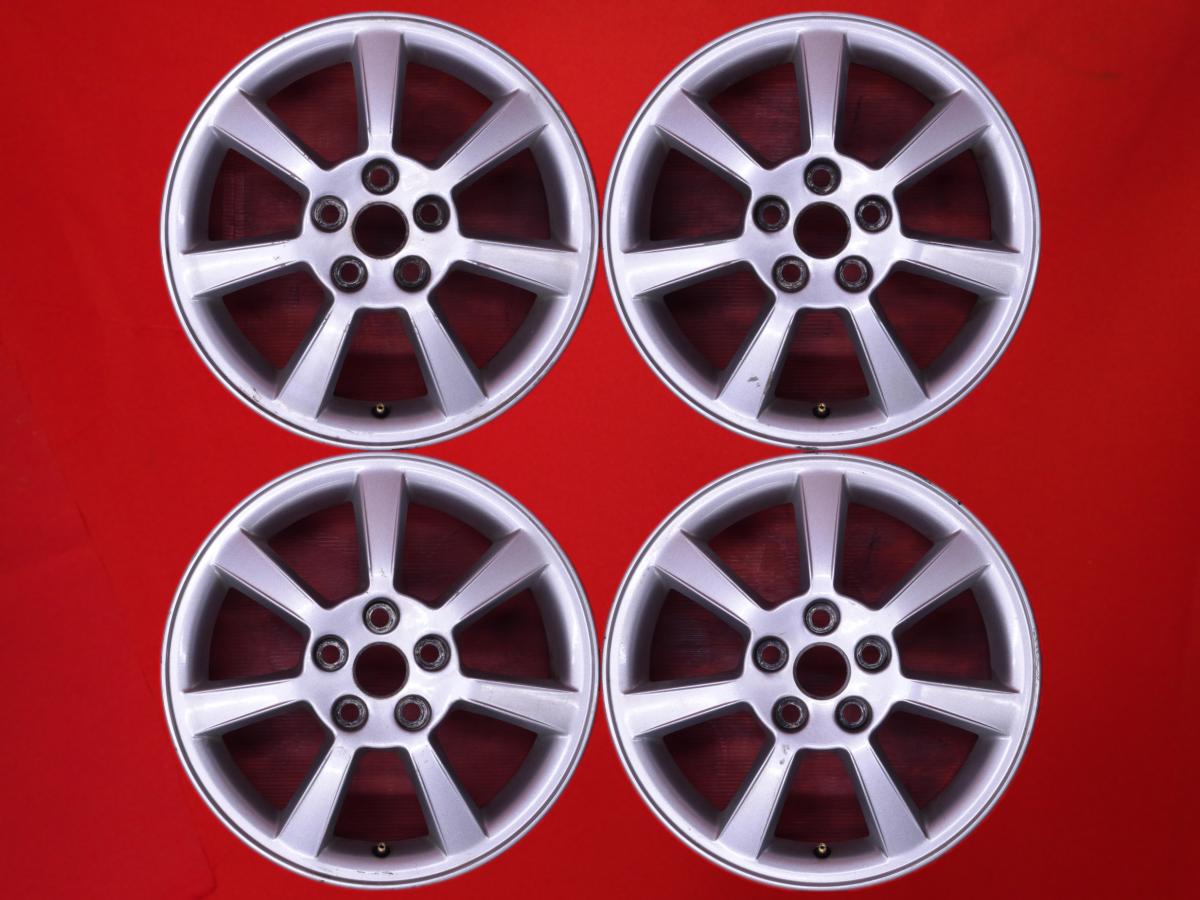 ジャガー Xタイプ純正7本スポーク 6.5Jx16 +52.5 5/107.95 シルバー(銀色)系 Xタイプ エステート Xタイプ