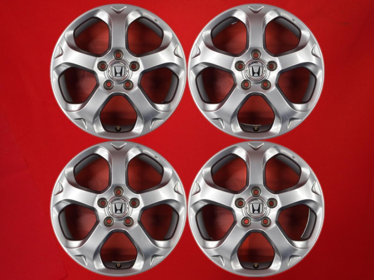 ストリーム (RN6〜9)RSZ純正 6Jx17 +55 5/114.3 ガンメタ系 ストリーム