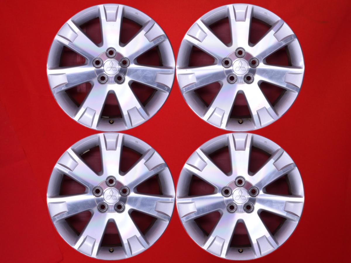 デリカ D:5純正18inch 7Jx18 +38 5/114.3 シルバーポリッシュ(シルバー&ポリッシュ)