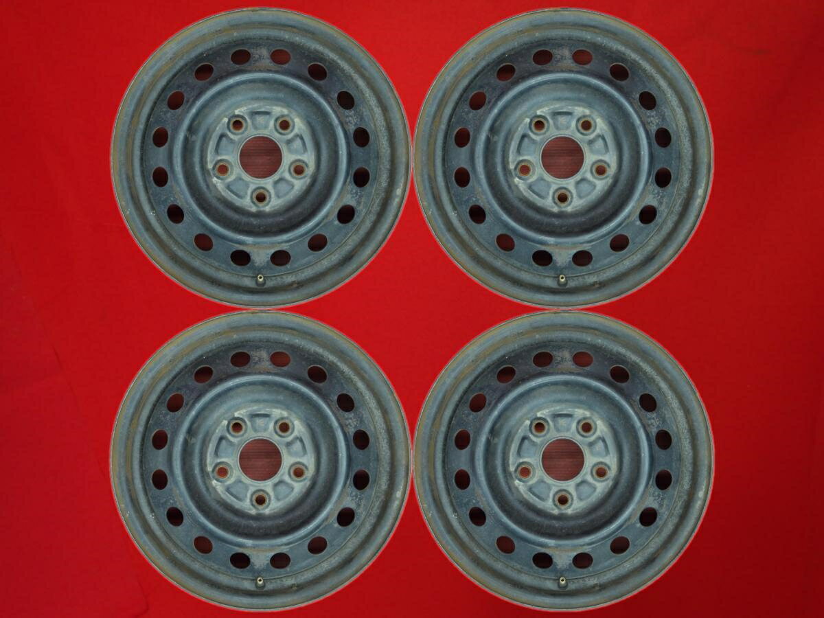 ヴォクシー-ノア (60系)純正スチールホイール(キャップ無)ME 6Jx15 +50 5/114.3 ブラック(黒色)系 ヴォクシー ノア