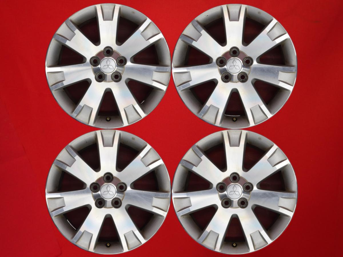 デリカ D:5純正18inch 7Jx18 +38 5/114.3 シルバーポリッシュ(シルバー&ポリッシュ)