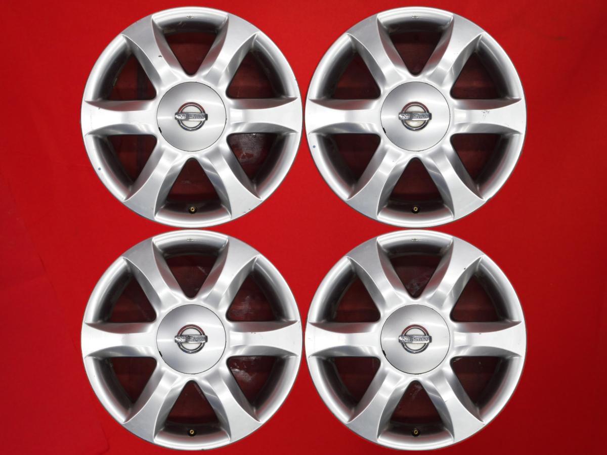 ティアナ J31 後期 純正 17インチ 7Jx17 +55 5/114.3 ハイパーブラック ティアナ