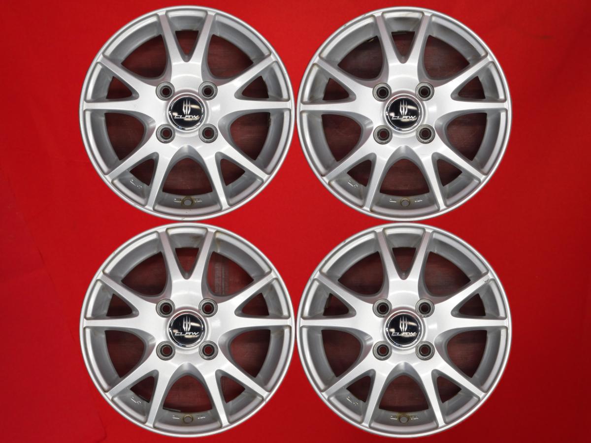 5Wスポークタイプ 1P 4Jx13 +43 4/100 シルバー(銀色)系 155/65R13ベース 145/70R12ベース 135/80R12ベース バン トラック