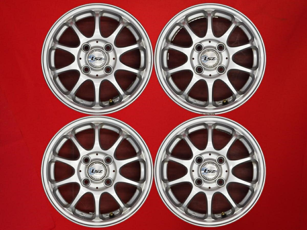 10スポークタイプ 1P 4Jx13 +42 4/100 シルバー(銀色)系 155/65R13ベース バン トラック 135/80R12ベース 145/70R12ベース