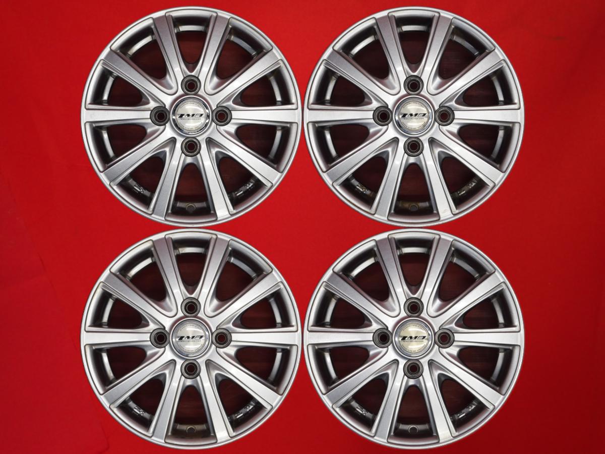 10スポークタイプ 1P 4Jx13 +43 4/100 シルバー(銀色)系 145/70R12ベース 155/65R13ベース 135/80R12ベース トラック バン