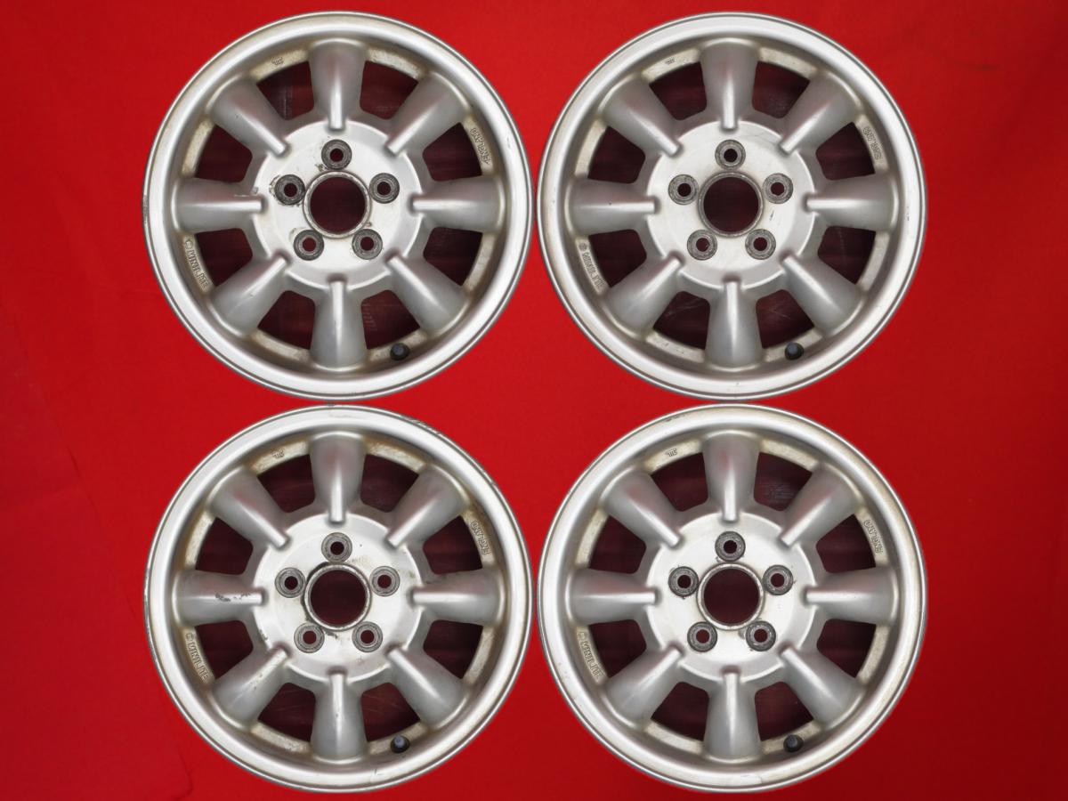 スバル 純正MINI LITE 5.5Jx14 +55 5/100 シルバー(銀色)系