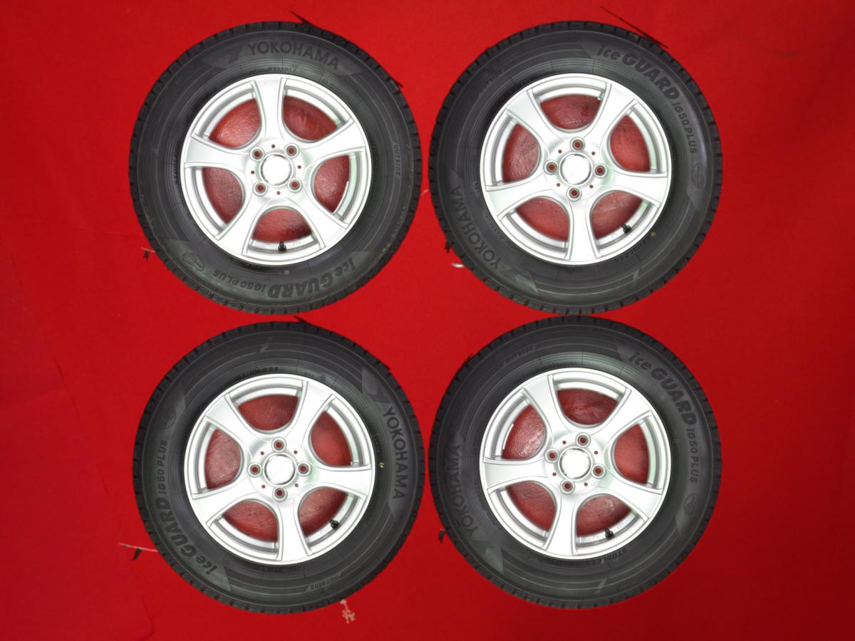 ヨコハマ アイスガード 5 プラス IG50 YOKOHAMA iceGUARD 5 PLUS IG50 185/70R14 88Q 5スポークタイプ 1P 5.5Jx14 +50 4/100 シルバー(銀色)系 フリード スパイク フリード