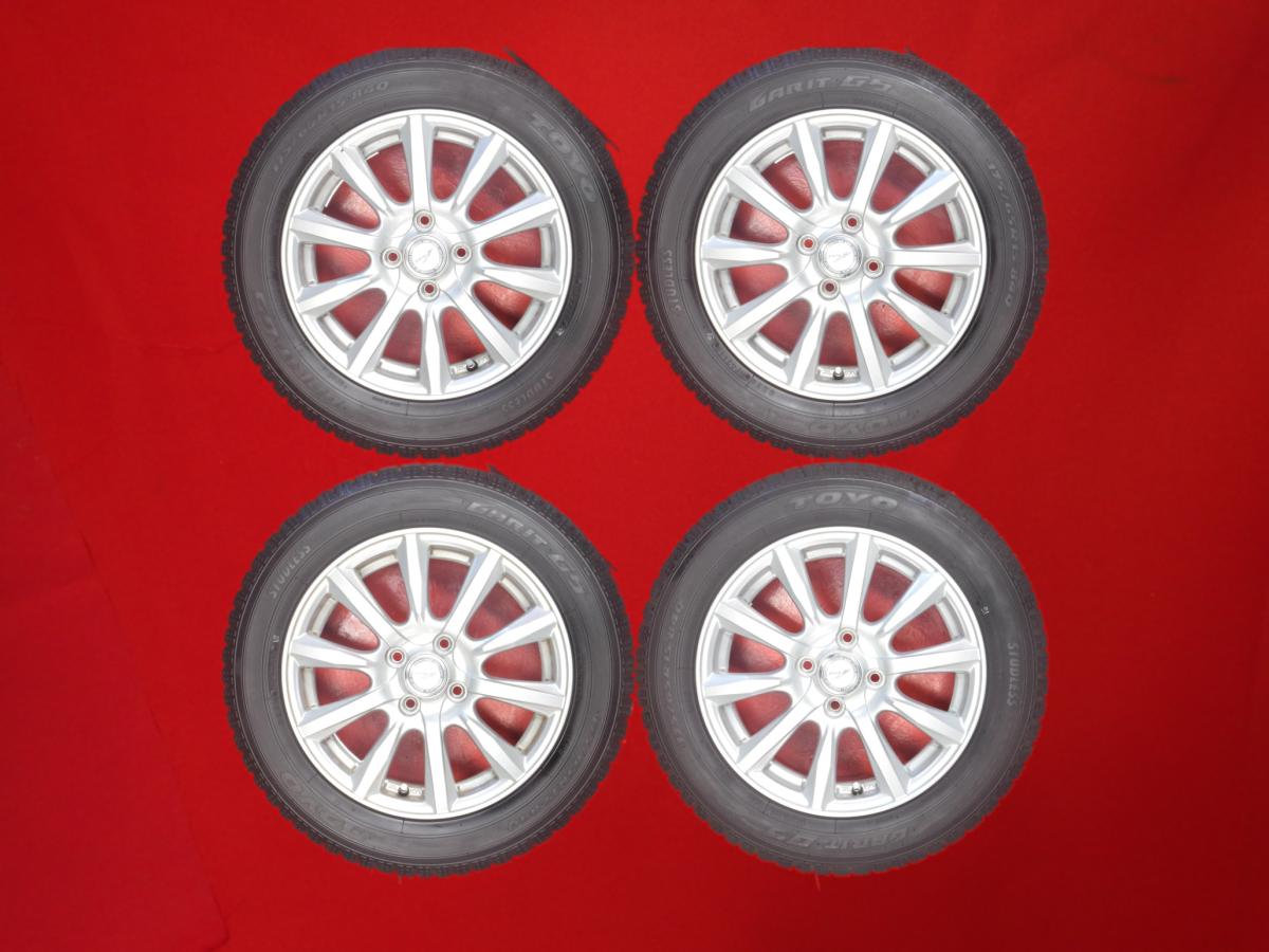 トーヨー ガリット G5 TOYO GARIT G5 175/65R15 84Q 10スポークタイプ 1P 5.5Jx15 +42 4/100 シルバー(銀色)系 iQ スイフト マイクラC+C フィット ハイブリッド カローラ サニー カローラ フィールダー ヴィッツ アクア フィット シャトル フィット イグニス カローラ アク