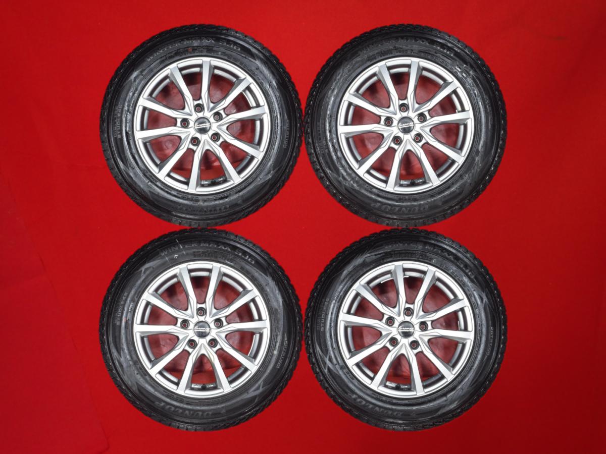 ダンロップ ウィンターマックス SJ8 DUNLOP WINTER MAXX SJ8 215/65R16 98Q 5Wスポークタイプ 1P 6.5Jx16 +38 5/114.3 ガンメタ系 MPV エクストレイル エスティマ ヴェルファイア デュアリス プレサージュ C-HR ラグレイト カローラ クロス エルグランド パジェロ イオ アル