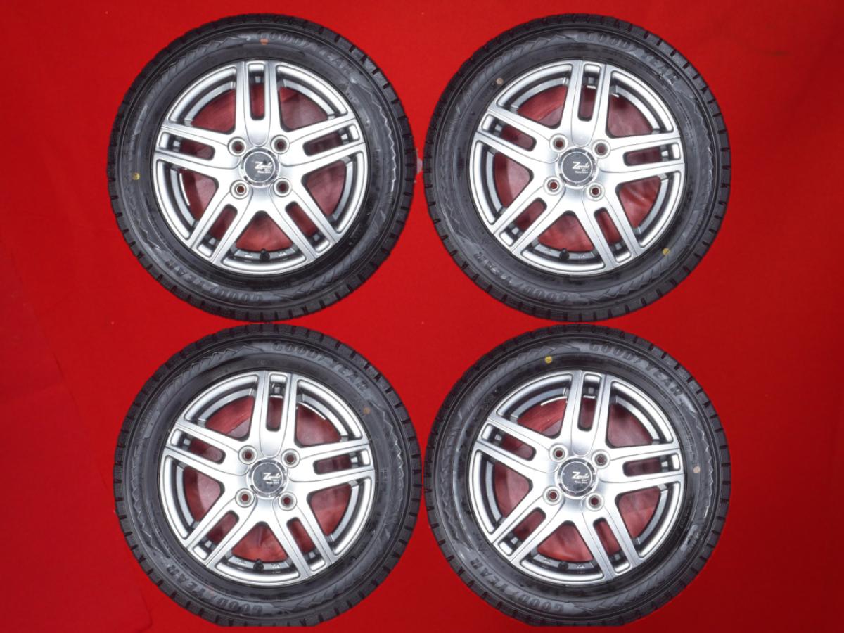 グッドイヤー アイスナビ 8 GOODYEAR ICENAVI 8 155/65R13 73Q 5Wスポークタイプ 1P 4Jx13 +42 4/100 ガンメタ系 MRワゴン Wit スピアーノ ゼスト スパーク ミラ エッセ トゥデイ トラック ワゴンR ムーヴ フレアワゴン トッポ オッティ バン ストリート アルト バン プレオ