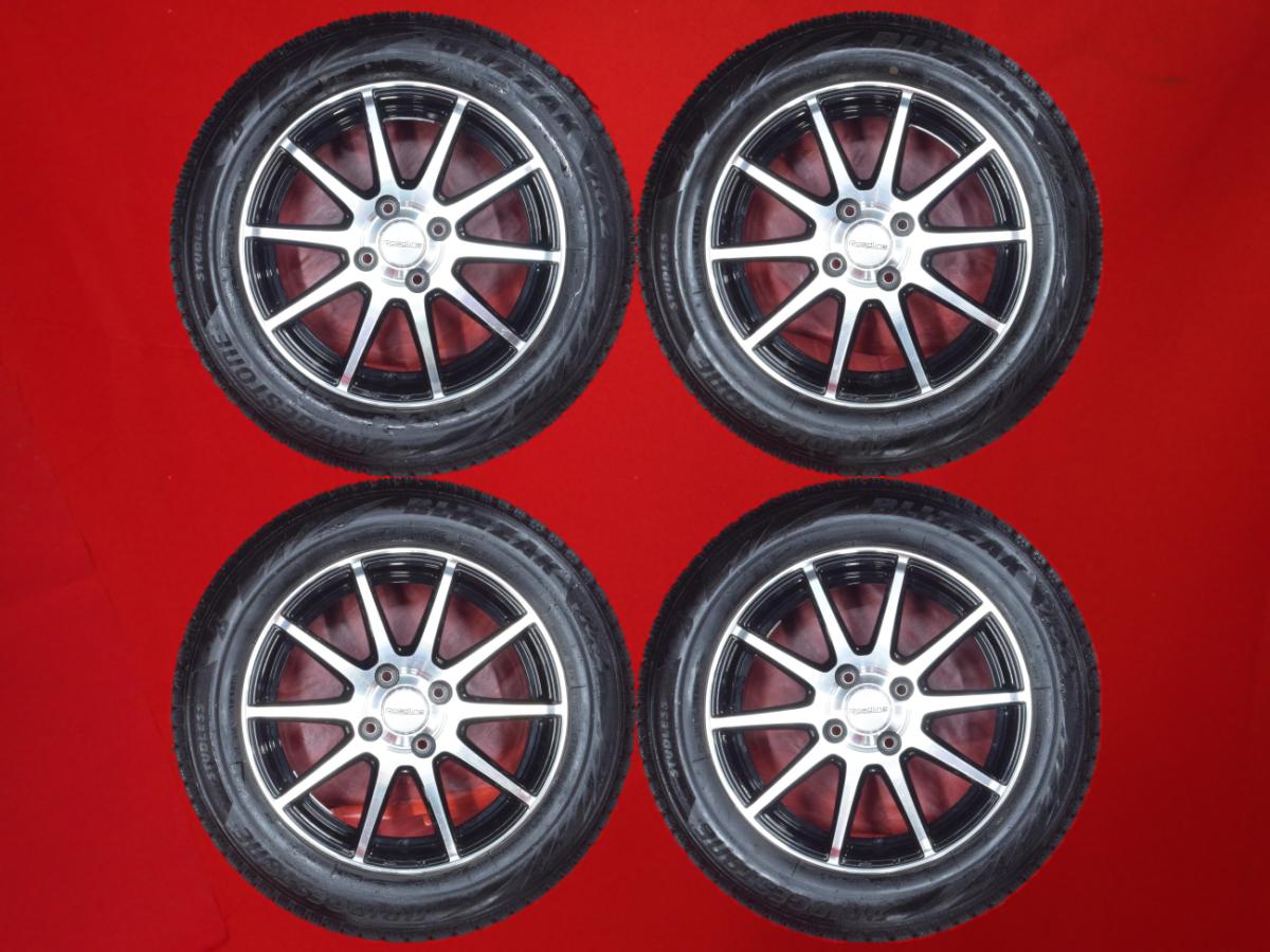 ブリヂストン ブリザック VRX2 BRIDGESTONE BLIZZAK VRX2 175/65R15 84Q 10スポークタイプ 1P 5.5Jx15 +42 4/100 ブラックポリッシュ(ブラック&ポリッシュ) フィット キューブ カローラ アクシオ インサイト グレイス iQ カローラ フィット ハイブリッド マイクラC+C スイフ