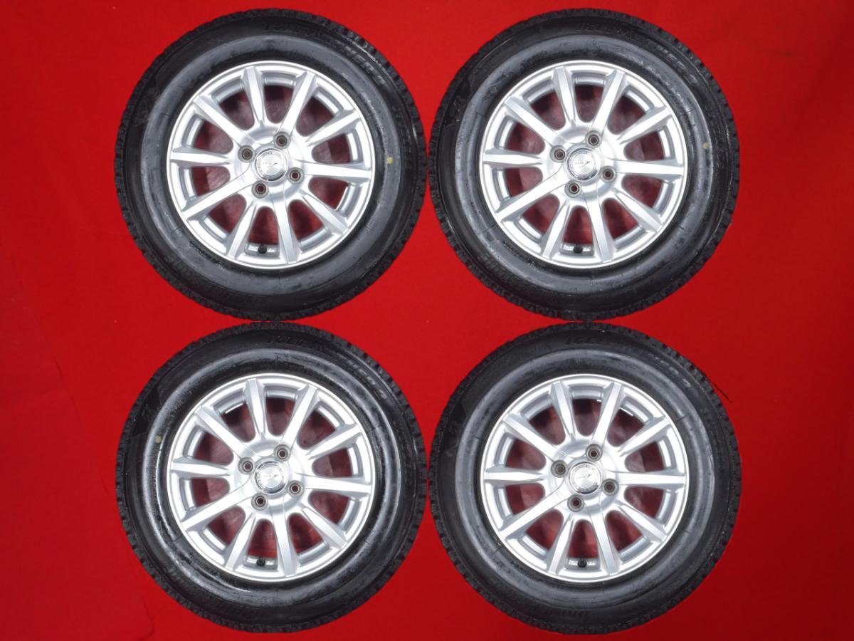 ブリヂストン アイスパートナー2 BRIDGESTONE ICEPARTNER2 175/70R14 84Q 10スポークタイプ 1P 5.5Jx14 +38 4/100 シルバー(銀色)系 ヤリス カローラ アクシオ シエンタ アレックス ポルテ カローラ ウイングロード カリーナ カローラ フィールダー ヴィッツ アクア カロ