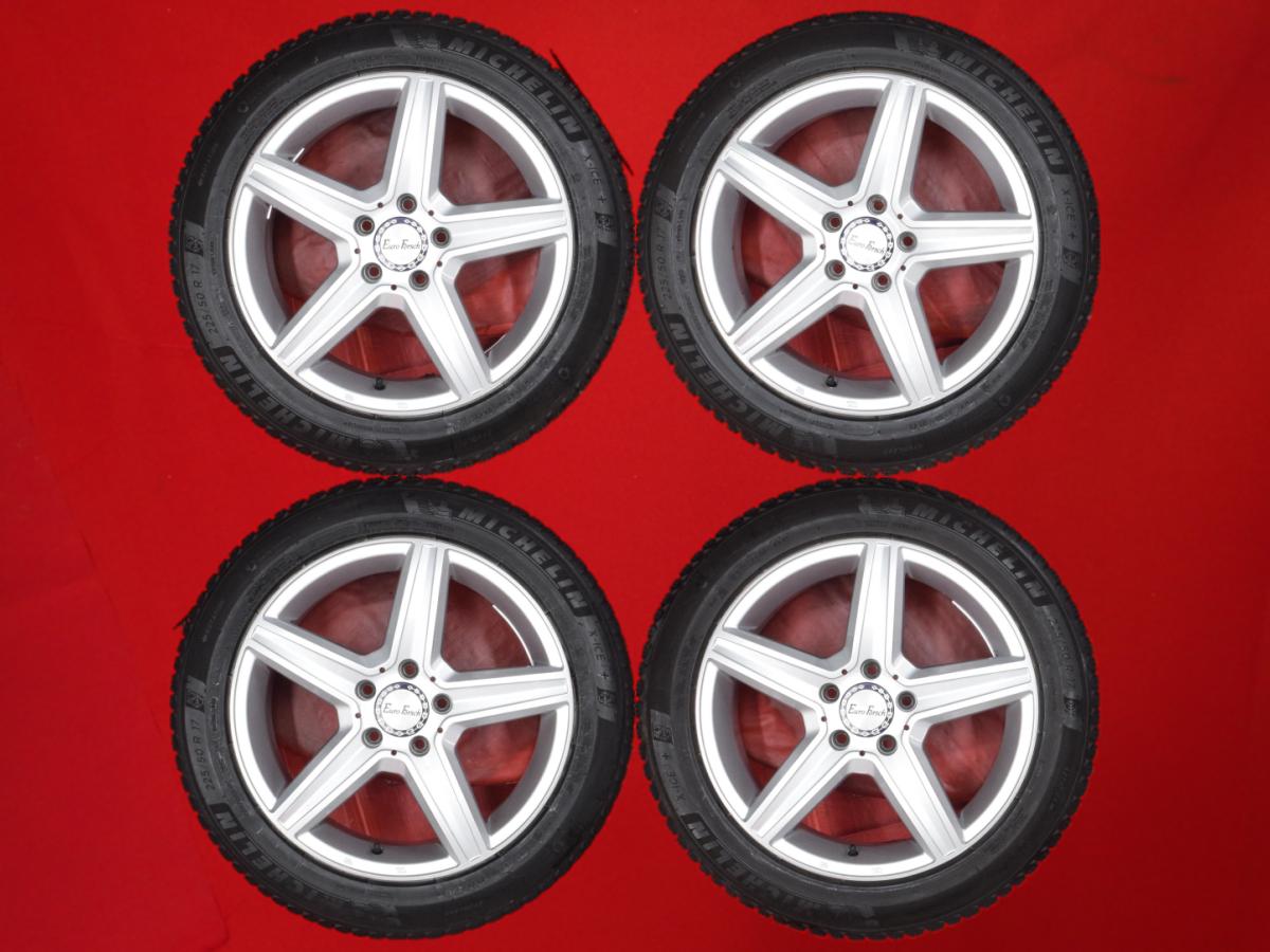 ミシュラン X-ICE3 プラス MICHELIN X-ICE3+ 225/50R17 98H 5スポークタイプ 1P 7Jx17 +48 5/112 シル..