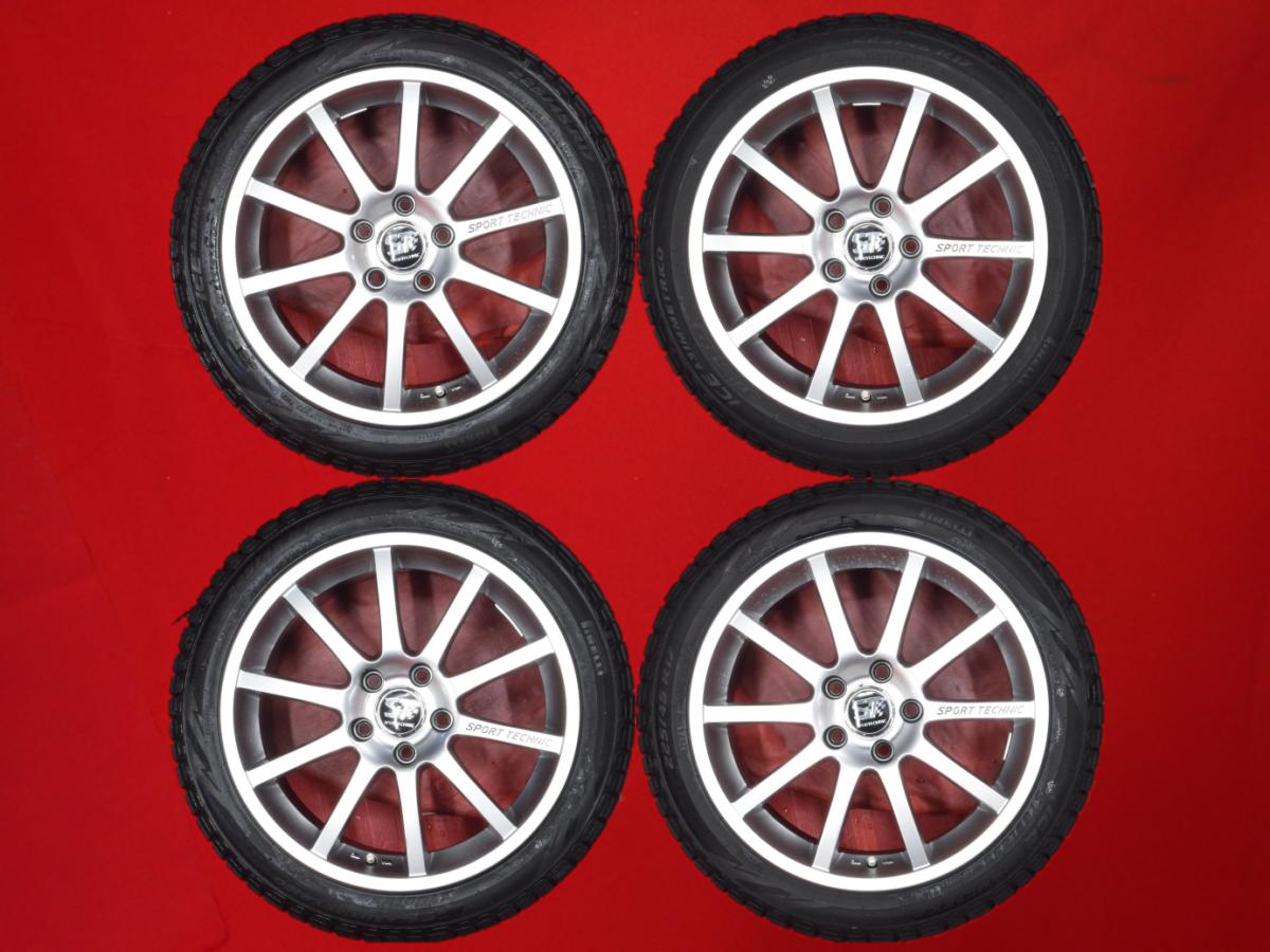 ピレリ アイス アシンメトリコ PIRELLI ICE ASIMMETRICO 225/45R17 91Q 10スポークタイプ 1P 7.5Jx17 +50 5/112 シルバー(銀色)系 ジェッタ ゴルフV ゴルフVI クロス ゴルフ A3 A3 スポーツバック ゴルフ ヴァリアント ゴルフVII ゴルフ プラス