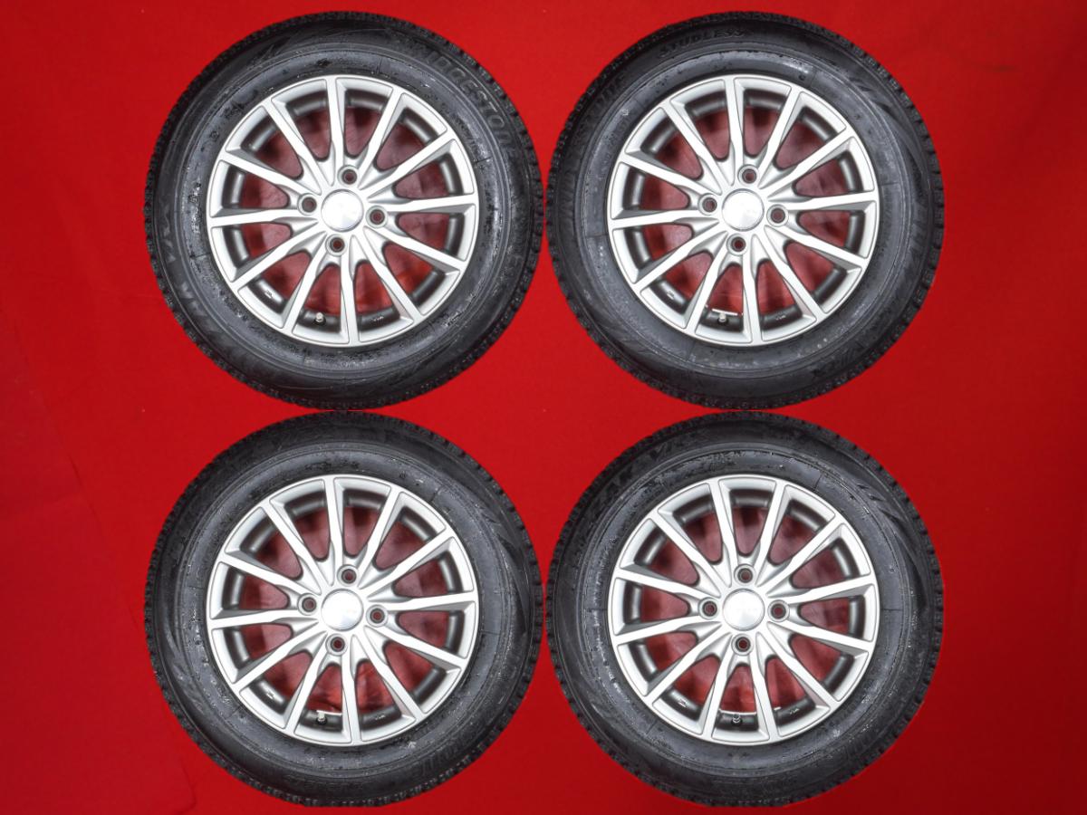 ブリヂストン ブリザック VRX BRIDGESTONE BLIZZAK VRX 165/70R14 81Q 12スポークタイプ 1P 5.5Jx14 +43 4/100 ガンメタ系 ヴィッツ スイフト ブーン パッソ ベルタ マーチ