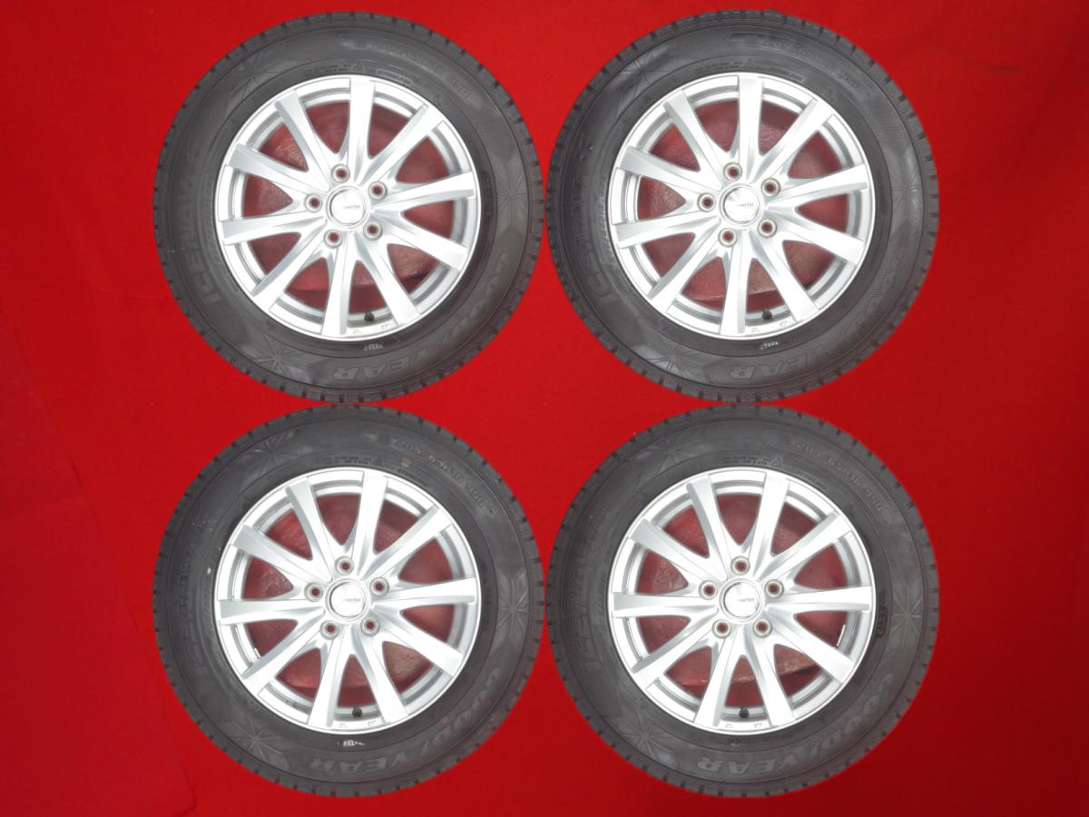 グッドイヤー アイスナビ 6 GOODYEAR ICENAVI 6 205/65R16 95Q 10スポークタイプ 1P 6.5Jx16 +38 5/114.3 シルバー(銀色)系